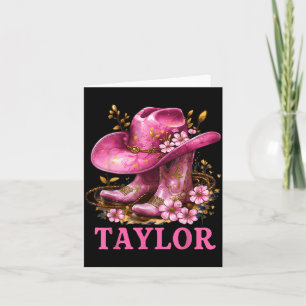 Taylor Outfit Cowgirl Boots Youth Women Teen Girls Card