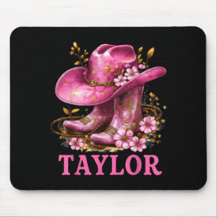 Taylor Outfit Cowgirl Boots Youth Women Teen Girls Mouse Pad