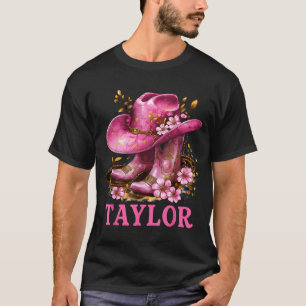 Taylor Outfit Cowgirl Boots Youth Women Teen Girls T-Shirt