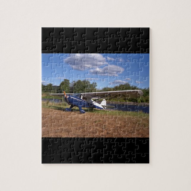 Taylorcraft, BC-12D, 1946_Classic Aviation Jigsaw Puzzle (Vertical)