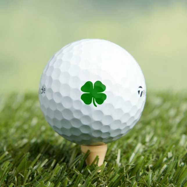 TaylorMade TP5 Golf Balls - Lucky Clover (Insitu Tee)