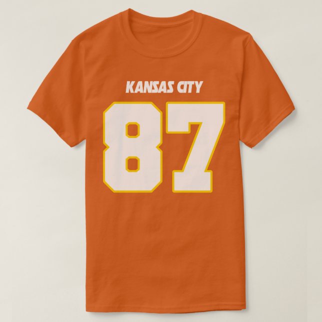 Taylors Boyfriend Kelce Jersey FrontBack Print T-Shirt (Design Front)