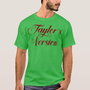 Taylors Version burgundy TShirt
