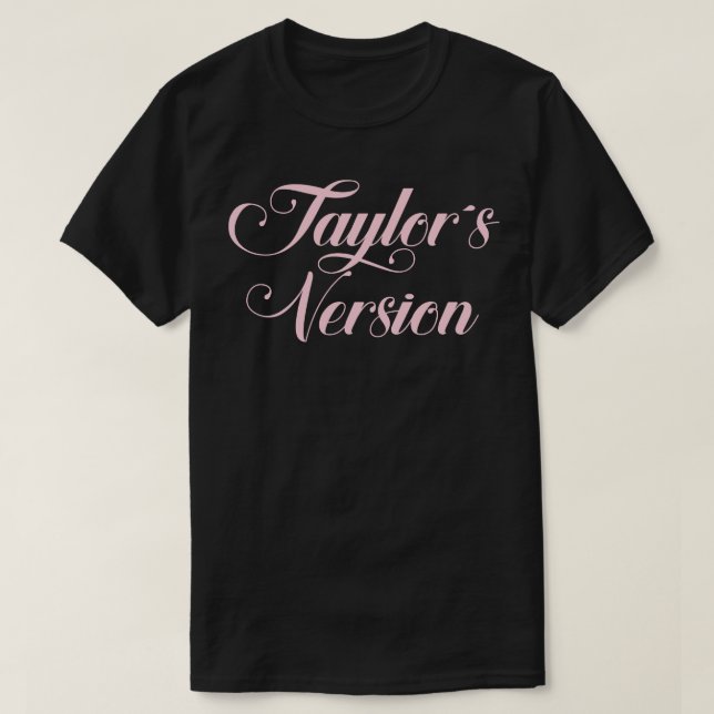 Taylors Version pink TShirt (Design Front)