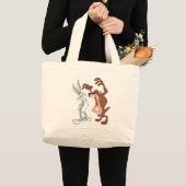 TAZ™ and BUGS BUNNY™ Not Even Flinching - Colour Large Tote Bag (Front (Product))