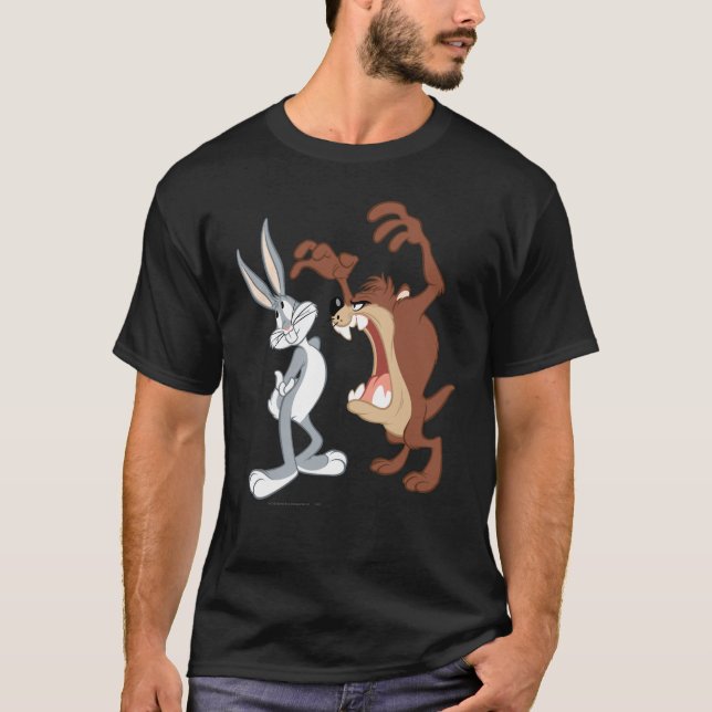 TAZ™ and BUGS BUNNY™ Not Even Flinching - Colour T-Shirt (Front)