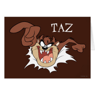 TAZ™ Bursting Through Page