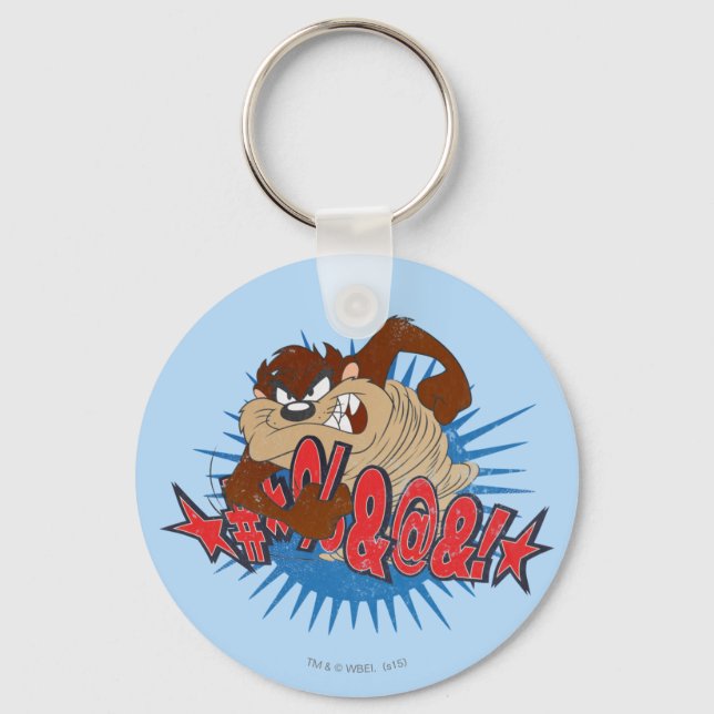 TAZ™ Censored Key Ring (Front)