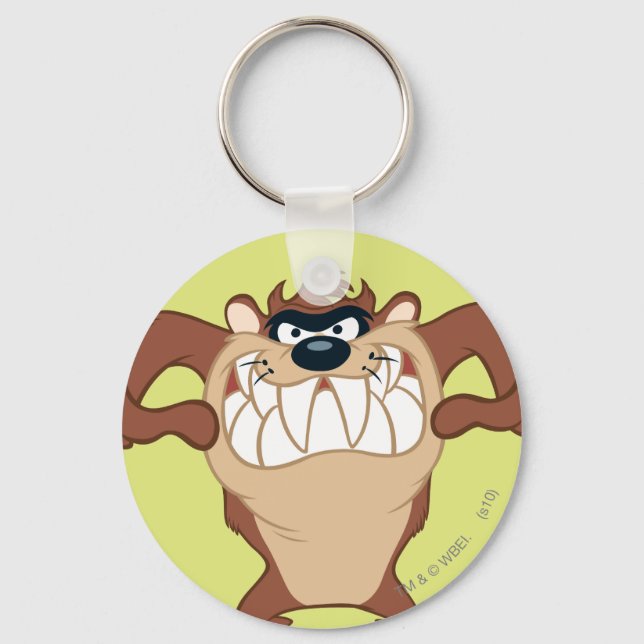 TAZ™ Clenched Tooth Grin Key Ring (Front)