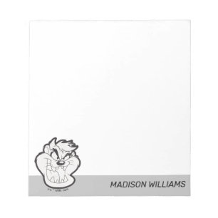 TAZ™ Evil Grin Badge Notepad