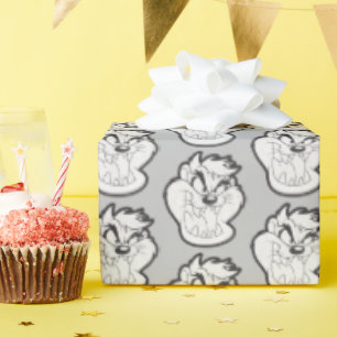TAZ™ Evil Grin Badge Wrapping Paper