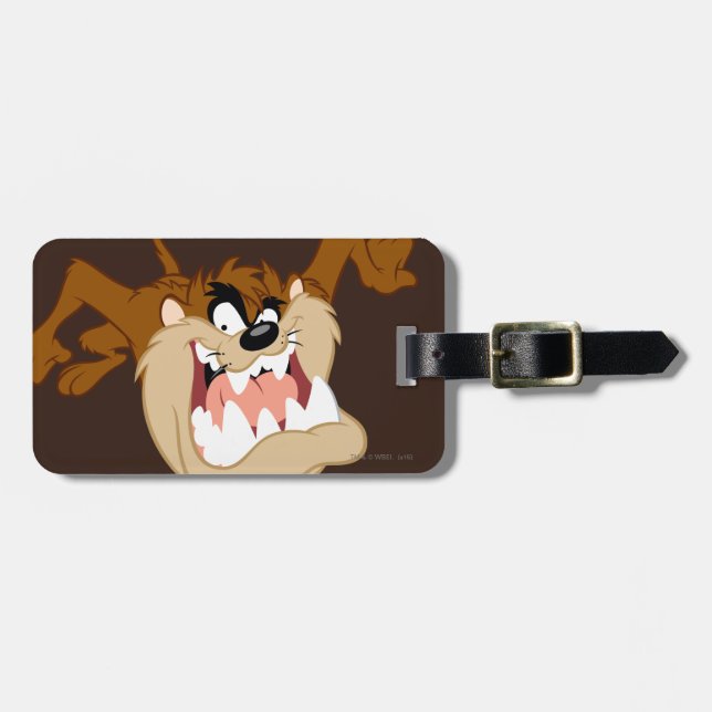 TAZ™ Evil Grin Luggage Tag (Front Horizontal)