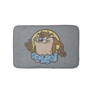TAZ™ Expletive Circle Graphic Bath Mat