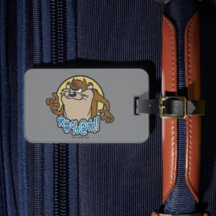 TAZ™ Expletive Circle Graphic Luggage Tag