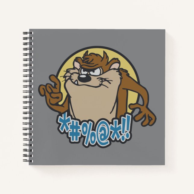 TAZ™ Expletive Circle Graphic Notebook (Front)