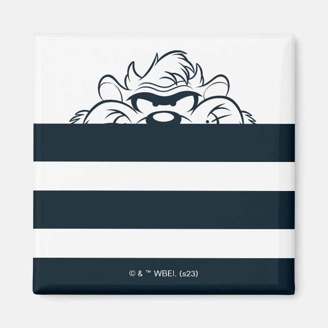 TAZ™ Hiding In Stripes Magnet (Front)