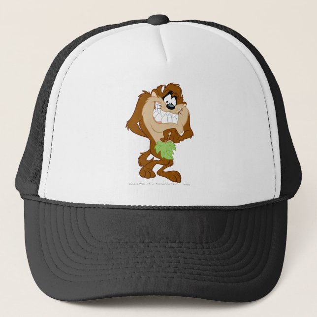 TAZ™ holding a leaf Trucker Hat (Front)