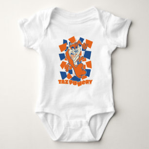 TAZ™ Hungry Smashing Through Checker Baby Bodysuit