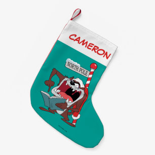 TAZ™ "I CAROL NOW!" SMALL CHRISTMAS STOCKING