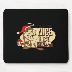 Taz Im On The Nice List Mouse Pad
