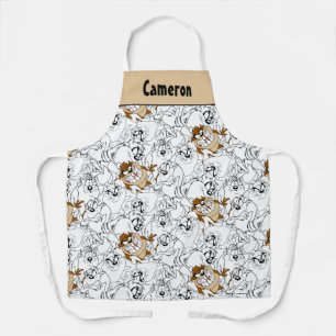 TAZ™ Line Art Colour Pop Pattern Apron