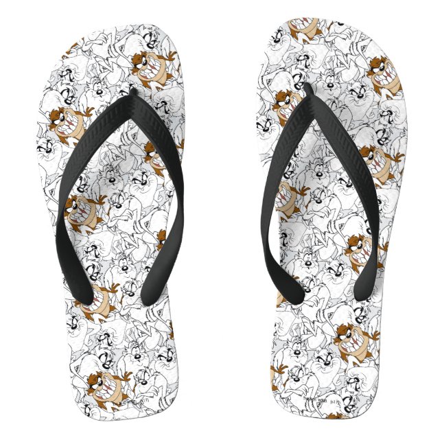 TAZ™ Line Art Colour Pop Pattern Jandals (Footbed)