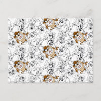 TAZ™ Line Art Colour Pop Pattern