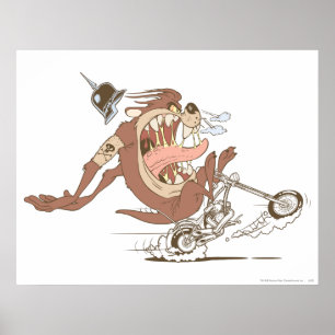 TAZ™ Motorcycle Fury Poster