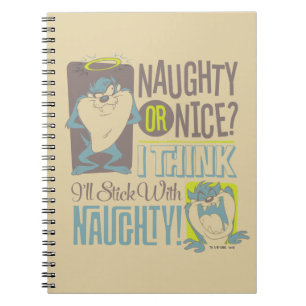 TAZ™- Naughty or Nice? Spiral Notebook