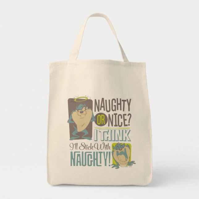 TAZ™- Naughty or Nice? Tote Bag (Front)