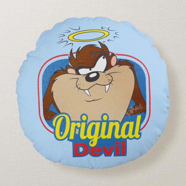 TAZ™ Original Devil Round Cushion (Front)