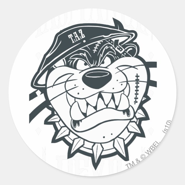 TAZ™ - Rebel Classic Round Sticker (Front)