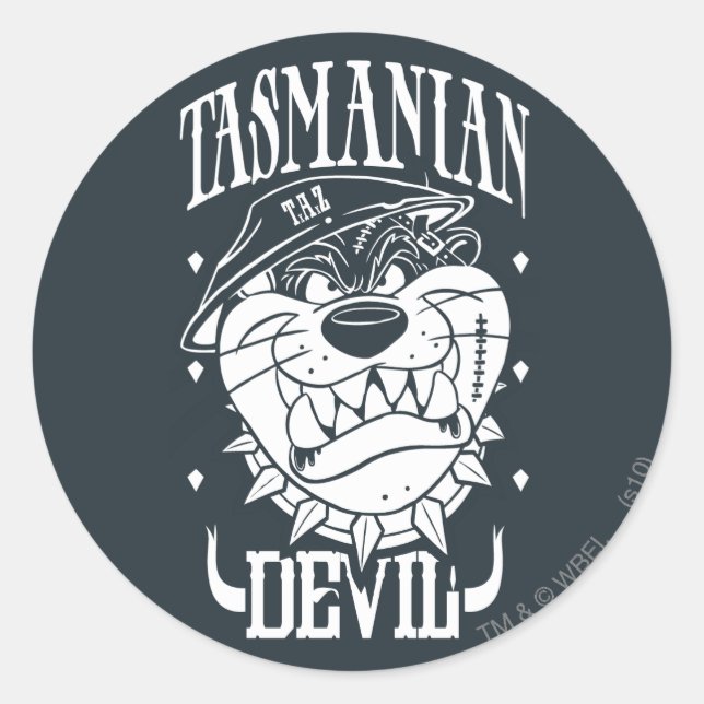 TAZ™ - Rebel Classic Round Sticker (Front)