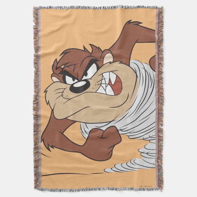 TAZ™ spinning fast Throw Blanket (Front Vertical)