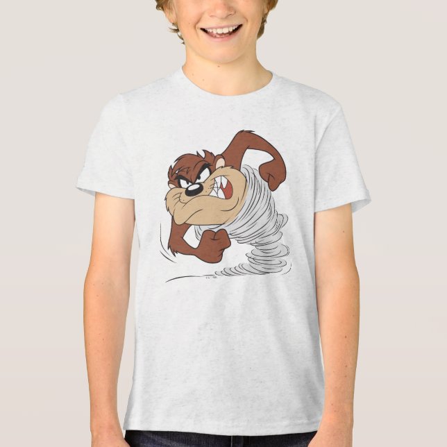 TAZ™ spinning fast Tri-Blend Shirt (Front)