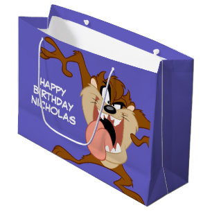 TAZ™   Sticking His Tongue Out Large Gift Bag