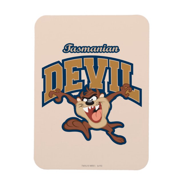TAZ™ Tasmanian Devil Patch Magnet (Vertical)