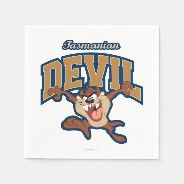 TAZ™ Tasmanian Devil Patch Napkin (Front)