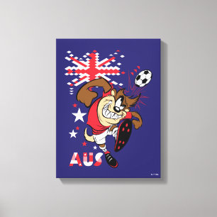 TAZ™ Team Australia Soccer Graphic Canvas Print