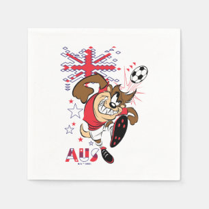 TAZ™ Team Australia Soccer Graphic Napkin