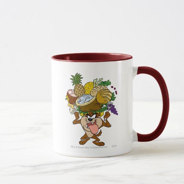 TAZ™ Thanksgiving Feast B/W 2 Mug (Right)