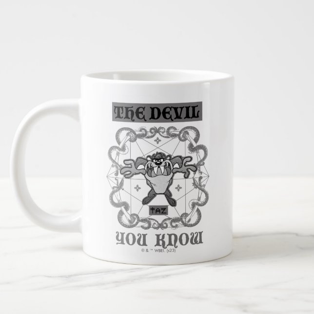 TAZ™ The Devil You Know Large Coffee Mug (Left)