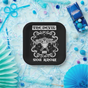 TAZ™ The Devil You Know Paper Plate