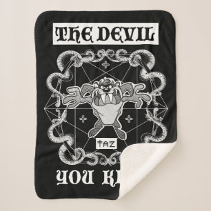 TAZ™ The Devil You Know Sherpa Blanket