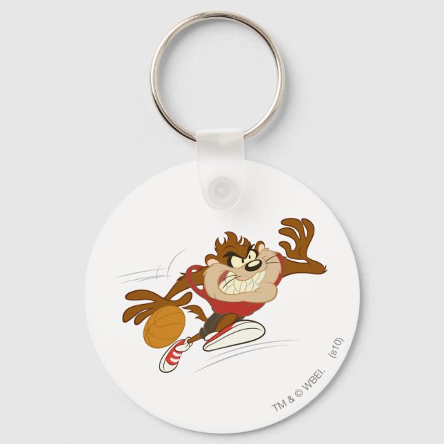 TAZ™ the Dribbling Cyclone Key Ring (Front)