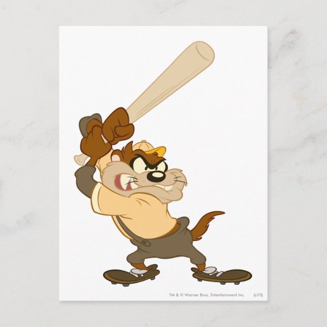 TAZ™ The Home-Run Slugger Postcard (Front)