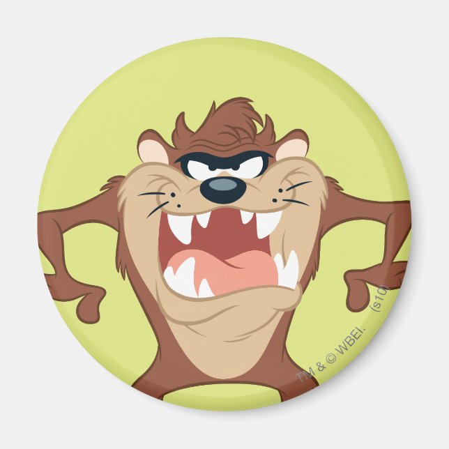 TAZ™ Toothy Grin Magnet (Front)