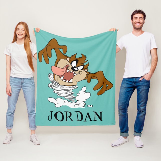 TAZ™ Whirling Tornado Fleece Blanket (In Situ)