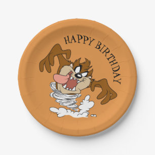 TAZ™ Whirling Tornado Paper Plate