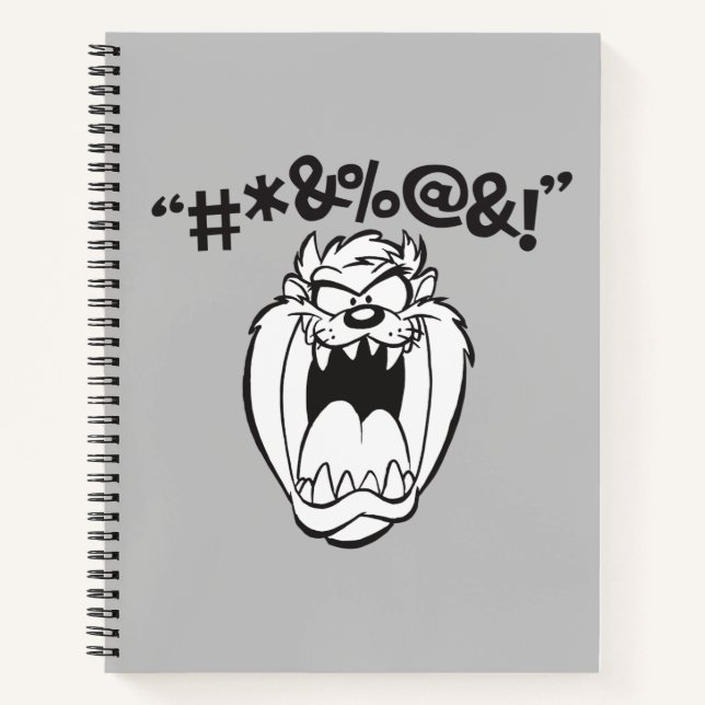 TAZ™ Yelling Expletives Notebook (Front)